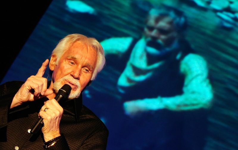 NASHVILLE, TN - MAY 10: Singer/Songwriter Kenny Rogers performs at the Country Music Hall Of Fame And Museum's in the Ford Theater as part of his Artist-in-Residence on May 10, 2012 in New York City.   Rick Diamond/Getty Images/AFP