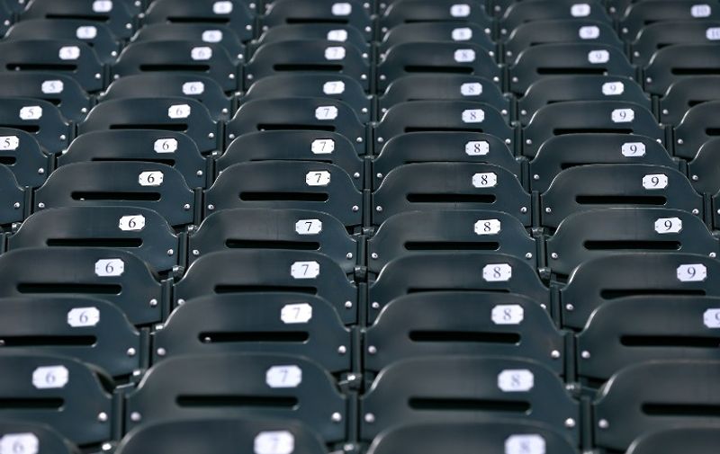 BALTIMORE, MD - APRIL 29: The seats are emtpy before the Baltimore Orioles play the Chicago White Sox at an empty Oriole Park at Camden Yards on April 29, 2015 in Baltimore, Maryland. Due to unrest in relation to the arrest and death of Freddie Gray, the two teams played in a stadium closed to the public. Gray, 25, was arrested for possessing a switch blade knife April 12 outside the Gilmor Houses housing project on Baltimore's west side. According to his attorney, Gray died a week later in the hospital from a severe spinal cord injury he received while in police custody.   Patrick Smith/Getty Images/AFP