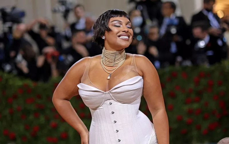 NEW YORK, NEW YORK - MAY 02: Paloma Elsesser attends The 2022 Met Gala Celebrating "In America: An Anthology of Fashion" at The Metropolitan Museum of Art on May 02, 2022 in New York City.   Dimitrios Kambouris/Getty Images for The Met Museum/Vogue/AFP (Photo by Dimitrios Kambouris / GETTY IMAGES NORTH AMERICA / Getty Images via AFP)