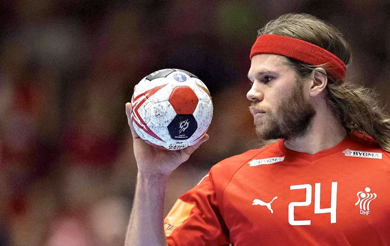 January 12, 2019 &#8211; Herning, Denmark &#8211; Mikkel Hansen (24), Denmark during the group C handball match between Denmark and Tunisia in Jyske Bank Boxen in Herning during the 2019 IHF Handball World Championship in Germany / Denmark., Image: 406840711, License: Rights-managed, Restrictions: , Model Release: no, Credit line: Profimedia, Zuma Press &#8211; News