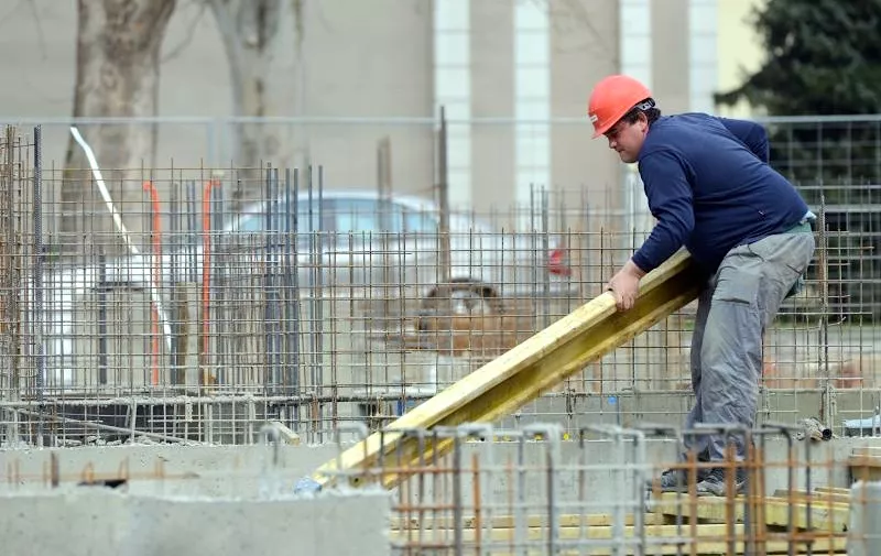 24.03.2015., Varazdin - U tijeku je izgradnja hotela tvrtke Gastrocom, vrijednog 32 milijuna kuna. 
Photo: Marko Jurinec/PIXSELL