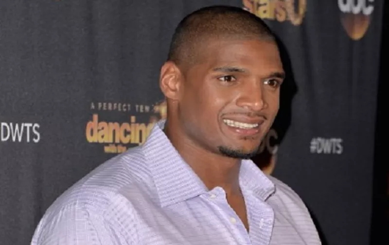 WEST HOLLYWOOD, CA - MARCH 16: NFL player Michael Sam attends the premiere of ABC's "Dancing With The Stars" season 20 at HYDE Sunset: Kitchen + Cocktails on March 16, 2015 in West Hollywood, California.   Alberto E. Rodriguez/Getty Images/AFP