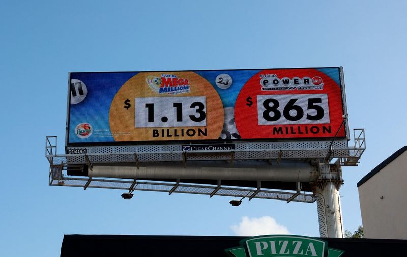 MIAMI, FLORIDA - MARCH 26: A billboard shows the jackpot amount for the Mega Million lottery on March 26, 2024 in Miami, Florida. The Mega Millions jackpot has reached $1.13 billion for tonight's drawing. (Photo Joe Raedle/Getty Images) (Photo by JOE RAEDLE / GETTY IMAGES NORTH AMERICA / Getty Images via AFP)