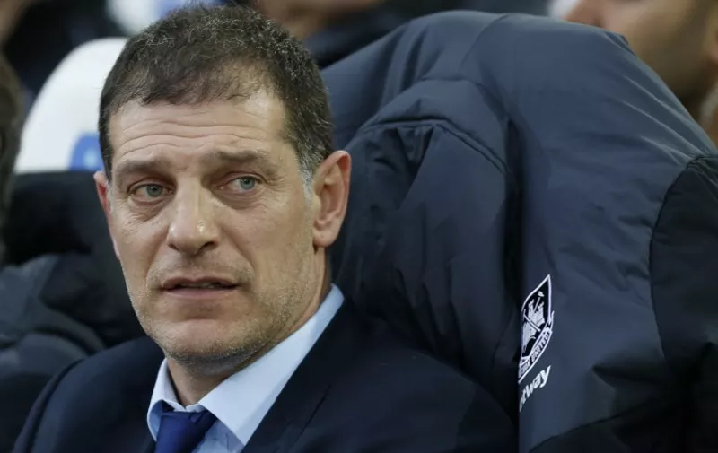 West Ham United's Croatian manager Slaven Bilic looks on ahead of the English Premier League football match between West Ham United and West Bromwich Albion at The Boleyn Ground in Upton Park, East London on November 29, 2015.  / AFP / IAN KINGTON