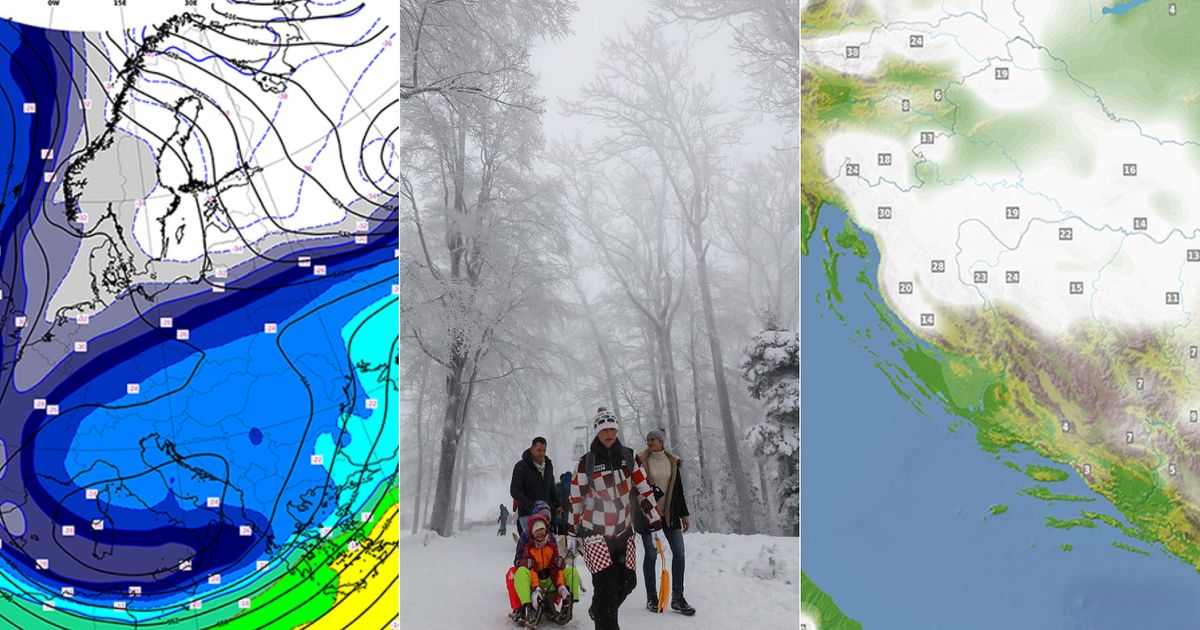 Meteorolozi Izdali Specijalno Priopćenje. Stiže Prava Zima, Snijega će ...