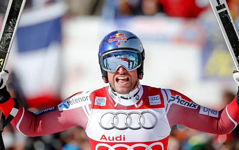 BEAVER CREEK, COLORADO - DECEMBER 04: (FRANCE OUT) Aksel Lund Svindal of Norway competes during the Audi FIS Alpine Ski World Cup Men's Downhill on December 04, 2015 in Beaver Creek, Colorado.   Alain Grosclaude/Agence Zoom/Getty Images/AFP