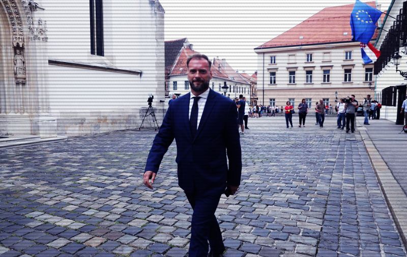 18.07.2019., Zagreb - Dolazak novih ministara u Vladu. Mario Banozic, ministar imovine. 
Photo: Patrik Macek/PIXSELL