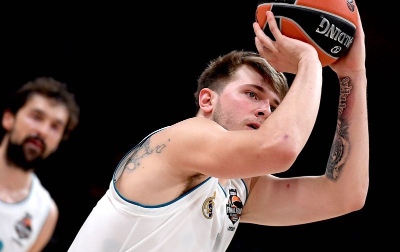 5504924 18.05.2018 Real&#8217;s Luka Doncic during a semifinal of the 2017/2018 EuroLeague between PBC CSKA (Moscow, Russia) and BC Real (Madrid, Spain)., Image: 372236657, License: Rights-managed, Restrictions: , Model Release: no, Credit line: Profimedia, Sputnik