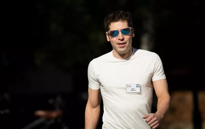 SUN VALLEY, ID - JULY 12: Sam Altman, president of Y Combinator and founder of political initiative United Slate, attends the annual Allen &amp; Company Sun Valley Conference, July 12, 2018 in Sun Valley, Idaho. Every July, some of the world's most wealthy and powerful businesspeople from the media, finance, technology and political spheres converge at the Sun Valley Resort for the exclusive weeklong conference.   Drew Angerer/Getty Images/AFP (Photo by Drew Angerer / GETTY IMAGES NORTH AMERICA / Getty Images via AFP)