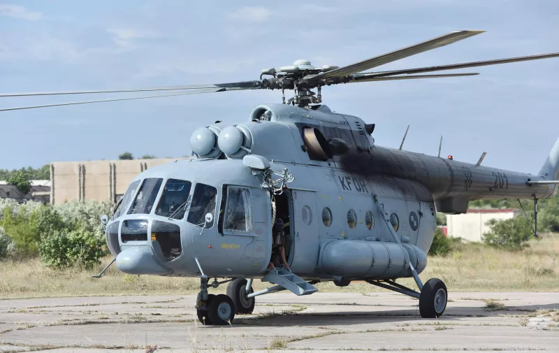 19.06.2018., Sibenik - Vojni helikopter MI-8. "nPhoto: Hrvoje Jelavic/PIXSELL