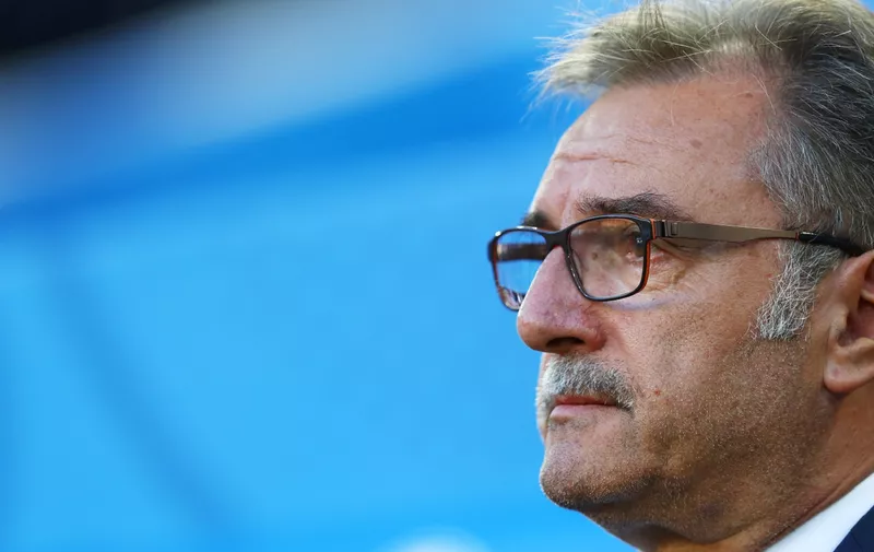 BORDEAUX, FRANCE - JUNE 21:  Ante Cacic head coach of Croatia looks on prior to the UEFA EURO 2016 Group D match between Croatia and Spain at Stade Matmut Atlantique on June 21, 2016 in Bordeaux, France.  (Photo by Dean Mouhtaropoulos/Getty Images)