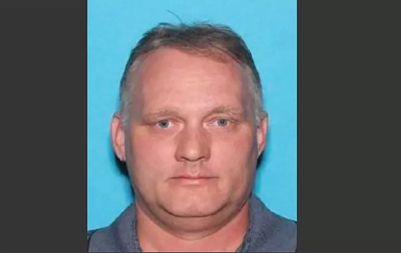 This image widely distributed by US media on October 27, 2018 shows a Department of Motor Vehicles (DMV) ID picture of Robert Bowers, the suspect of  the attack at the Tree of Life synagogue during a baby naming ceremony in Pittsburgh, Pensylvania. - Eleven people were killed and six injured in a Pittsburgh synagogue shooting, the city's public safety director Wendell Hissrich said, an attack the FBI is investigating as a federal hate crime.
Authorities confirmed the suspect in custody was Robert Bowers, whose actions Scott Brady, the US attorney for Pennsylvania's Western District, said "represent the worst of humanity." (Photo by - / - / AFP) / RESTRICTED TO EDITORIAL USE  - NO MARKETING NO ADVERTISING CAMPAIGNS - DISTRIBUTED AS A SERVICE TO CLIENTS