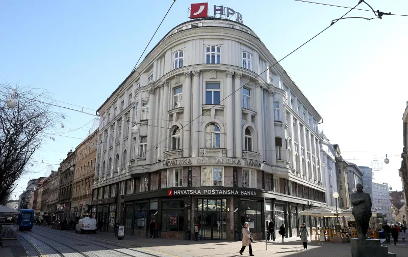 27.11.2017., Zagreb- Zgrada Hrvatske postanske banke u Juriscevoj ulici.
Photo: Patrik Macek/PIXSELL