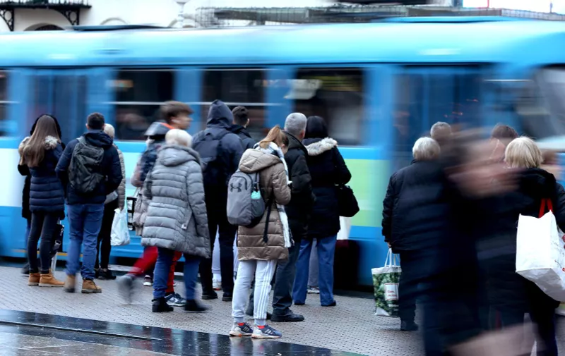 09.12.2022., Zagreb - Kvar tramvaja na istoku grada u jutarnjoj spici je izazvao zastoj, guzve i kasnjenja. Photo: Patrik Macek/PIXSELL