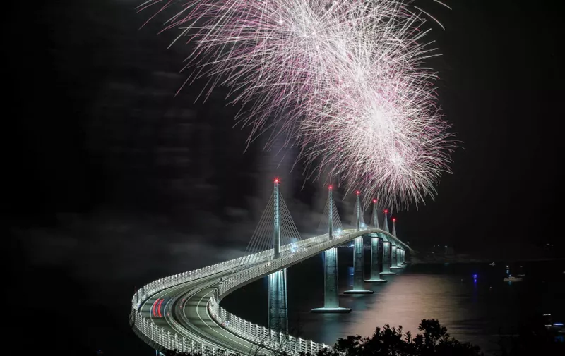 26.07.2022., Komarna - Sluzbeno otvorenje Peljeskog mosta.   Photo: Igor Kralj/PIXSELL