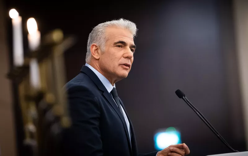 Exclusive - Yair Lapid MK, Israeli Minister of Foreign Affairs
Exclusive - Conservative Friends of Israel Lunch, London, UK - 29 Nov 2021,Image: 645471337, License: Rights-managed, Restrictions: Exclusive All Round - No Minimums, Model Release: no, Credit line: Profimedia