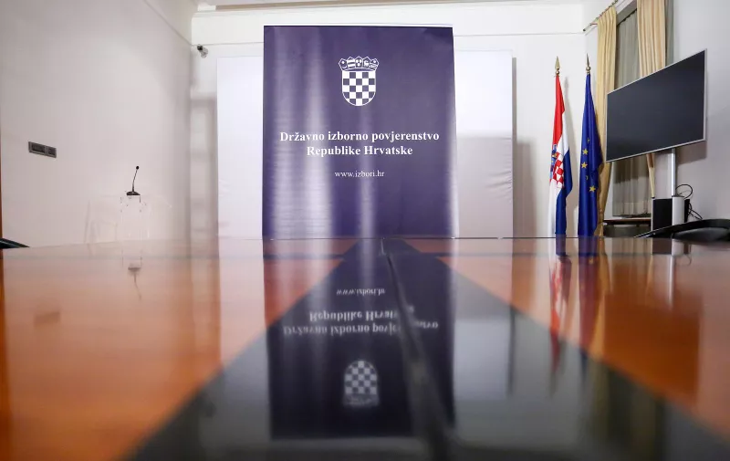 26.05.2019., Zagreb - U 23 sata, Drzavno izborno povjernstvo objavilo je prve nesluzbene rezultate Europskih izbora. rPhoto: Borna Filic/PIXSELL
