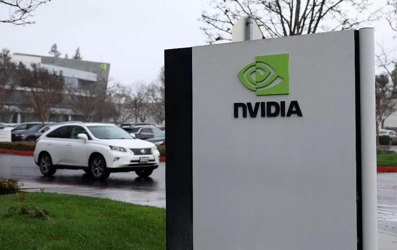 SANTA CLARA, CALIFORNIA - FEBRUARY 05: A sign is posted at Nvidia headquarters on February 05, 2024 in Santa Clara, California. Shares of Nvidia stock hit record highs on Monday after analysts increased their outlook on company.   Justin Sullivan/Getty Images/AFP (Photo by JUSTIN SULLIVAN / GETTY IMAGES NORTH AMERICA / Getty Images via AFP)