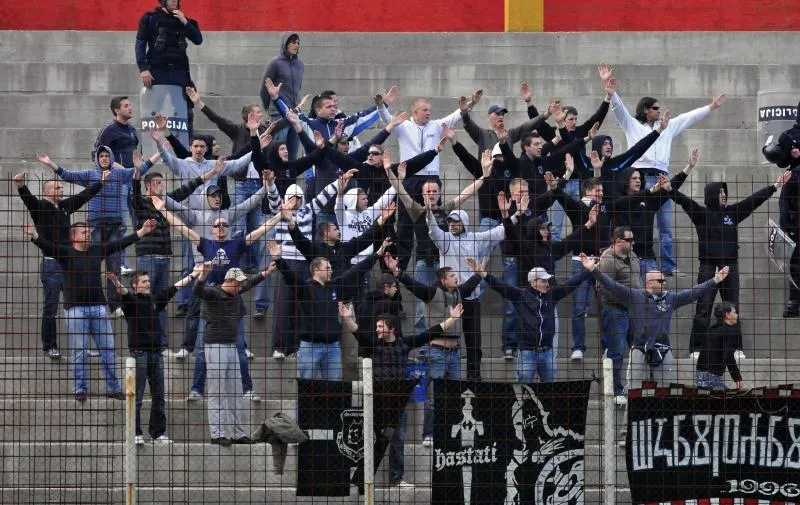 10.04.2010., Mostar, BiH - Nogometnu utakmicu 22. kola Premijer lige odigrali su Velez i Siroki Brijeg. Skripari. 
Photo: /