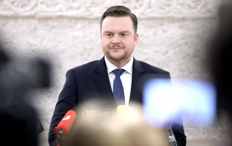 17.01.2023., Zagreb - Ministar Marko Primorac odrzao je nakon aktualnog prijepodneva u Saboru konferenciju za medije o inflaciji. 
 Photo: Patrik Macek/PIXSELL