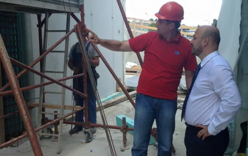 Ministar Maras u posjeti gradilištu