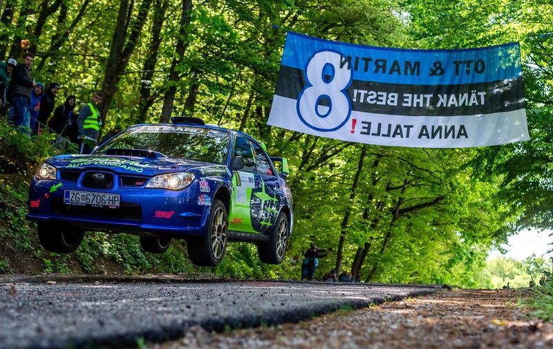 18.04.2024., Zagreb - FIA WRC Croatia Rally 2024. Shakedown Okic. Nenad Loncaric Lonac i Tajana Vojvodic Pinky. Photo: Igor Kralj/PIXSELL