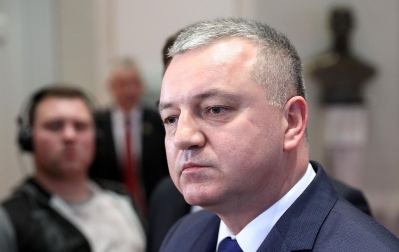 Zagreb: Ministar Horvat o Uljaniku 17.01.2019., Zagreb- Ministar Darko Horvat dao je u Saboru izjavu o Uljaniku.
Photo: Patrik Macek/PIXSELL