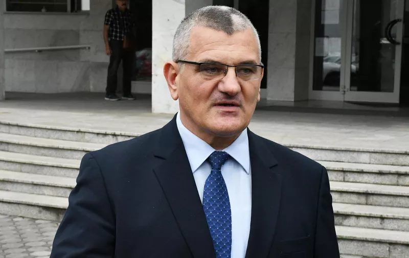 25.10.2022., Slavonski Brod - Svecanost obiljezavanja Dana dragovoljnih darivatelja krivi i dodjela Povelja zahvalnosti visestrukim darivateljima krvi s podrucja Brodsko-posavske zupanije. Ivan Samardzic 50 davanja Photo: Ivica Galovic/PIXSELL