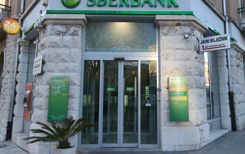 09.03.2016., Split - Poslovnica Sberbank  banke.
Photo: Ivo Cagalj/PIXSELL