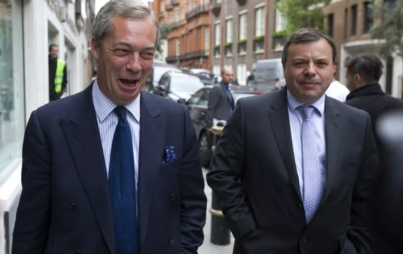 Nigel Farage i Arron Banks
