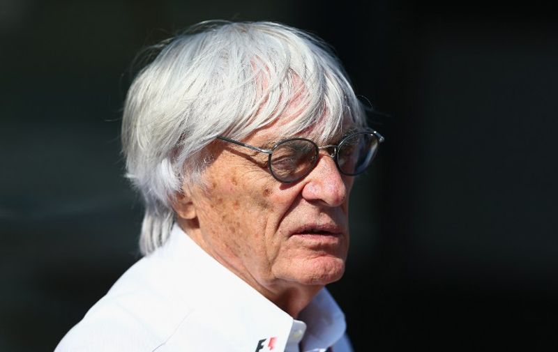 MONTREAL, QC - JUNE 06: F1 supremo Bernie Ecclestone looks on during qualifying for the Canadian Formula One Grand Prix at Circuit Gilles Villeneuve on June 6, 2015 in Montreal, Canada.   Clive Mason/Getty Images/AFP