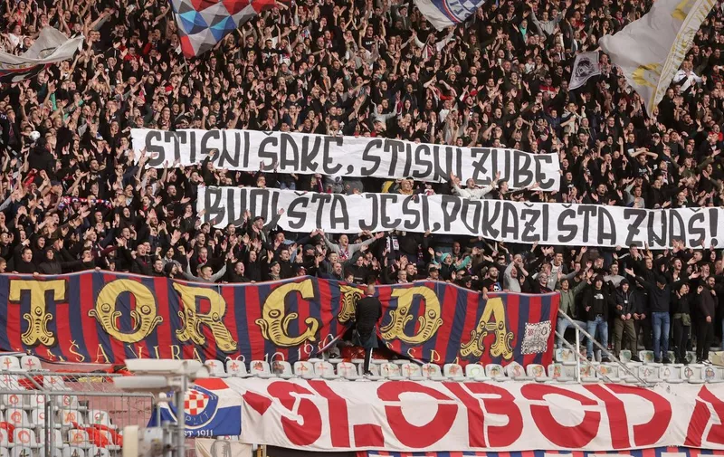 11.02.2024., stadion Poljud, Split - SuperSport HNL, 22. kolo, HNK Hajduk - NK Slaven Belupo.  Photo: Zvonimir Barisin/PIXSELL