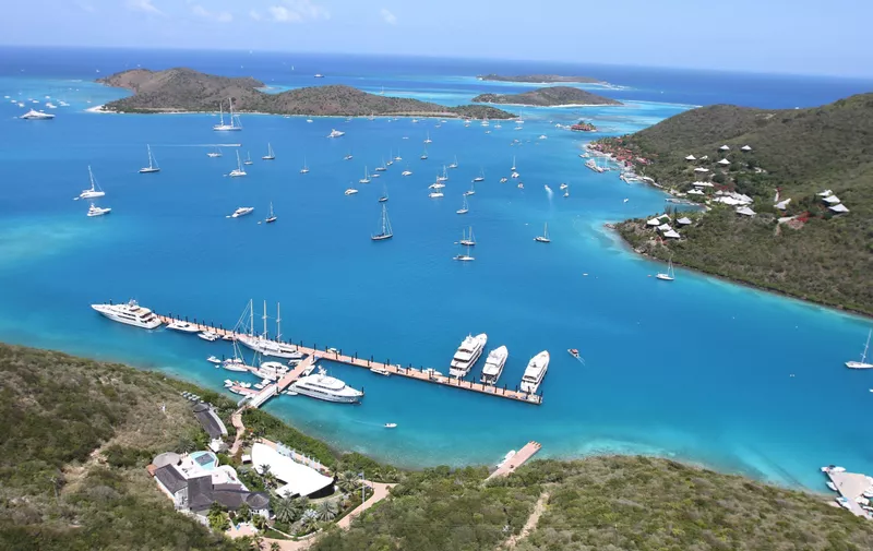 Necker Island in the British Virgin Islands. Aerial views and close ups of the water sports in the turquoise waters of the Caribbean. The island has been looked to as collateral for a government bailout of Sir Richard Branson's Virgin-branded business
Necker Island offered as bailout collateral, British Virgin Islands, UK - 30 Apr 2020,Image: 516218777, License: Rights-managed, Restrictions: , Model Release: no, Credit line: Profimedia