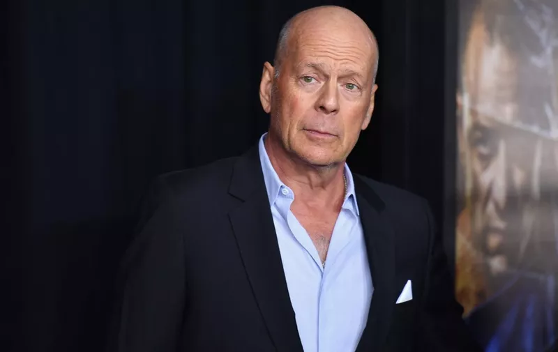 (FILES) In this file photo taken on January 15, 2019, actor Bruce Willis attends the premiere of Universal Pictures' "Glass" at SVA Theatre in New York City. - Willis, star of the "Die Hard" franchise, is to retire from acting due to illness, his family announced March 30, 2022. (Photo by Angela Weiss / AFP)