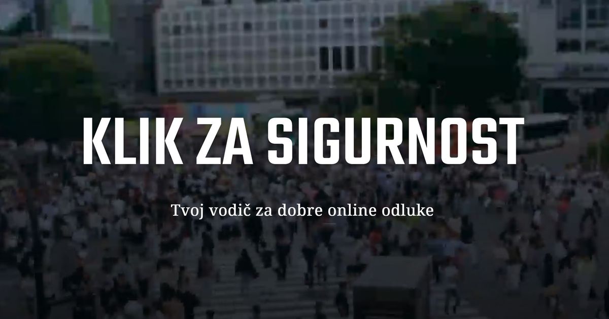 Klik za sigurnost – Telegram.hr