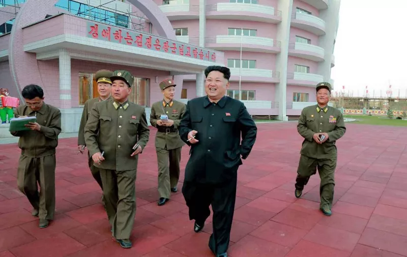 This undated picture released from North Korea&#8217;s official Korean Central News Agency (KCNA) on April 22, 2015 shows North Korean leader Kim Jong-Un (2nd R) inspecting the newly built Wonsan Baby Home and Orphanage in Wonsan in Kangwon province. AFP PHOTO / KCNA via KNS REPUBLIC OF KOREA OUT THIS PICTURE WAS MADE AVAILABLE BY [&hellip;]