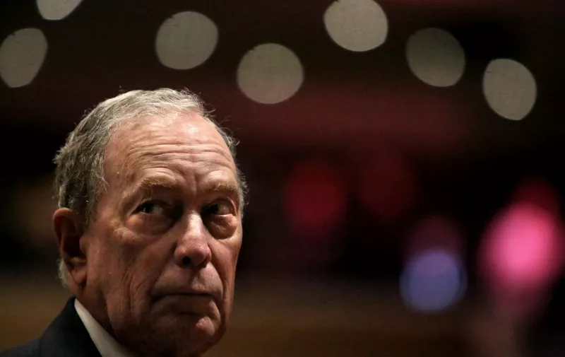NEW YORK, NY - NOVEMBER 17: Michael Bloomberg prepares to speak at the Christian Cultural Center on November 17, 2019 in the Brooklyn borough of New York City. Reports indicate Bloomberg, the former New York mayor, is considering entering the crowded Democratic presidential primary race.   Yana Paskova/Getty Images/AFP