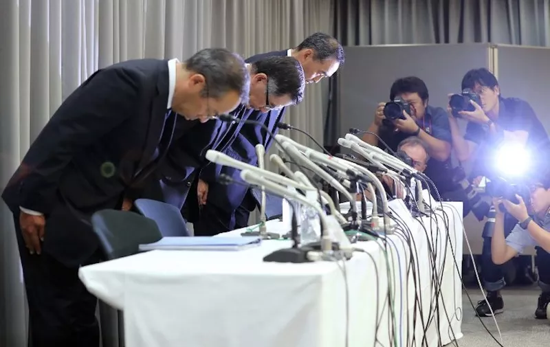 Uprava Suzukija na press konferenciji nakon priznanja da su varali na testovima