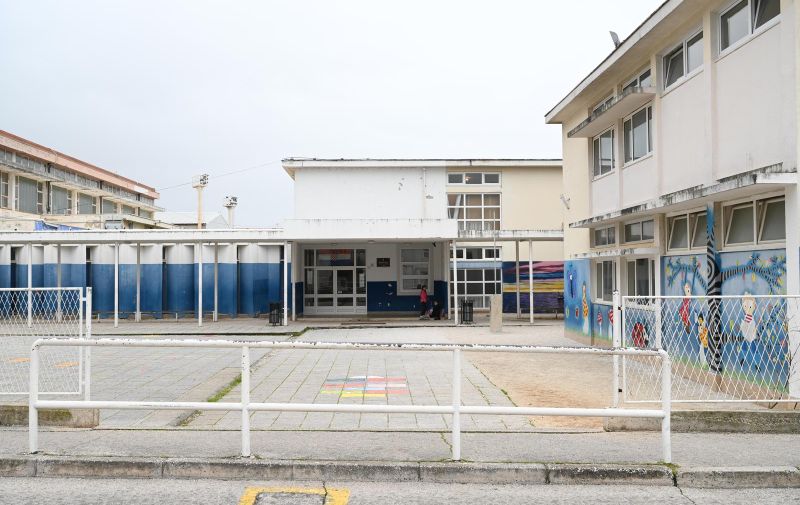 27.03.2024., Trogir - Osnovna skola Majstor Radovan, u kojoj je jutros napadnut profesor. Photo: Josko Herceg/PIXSELL
