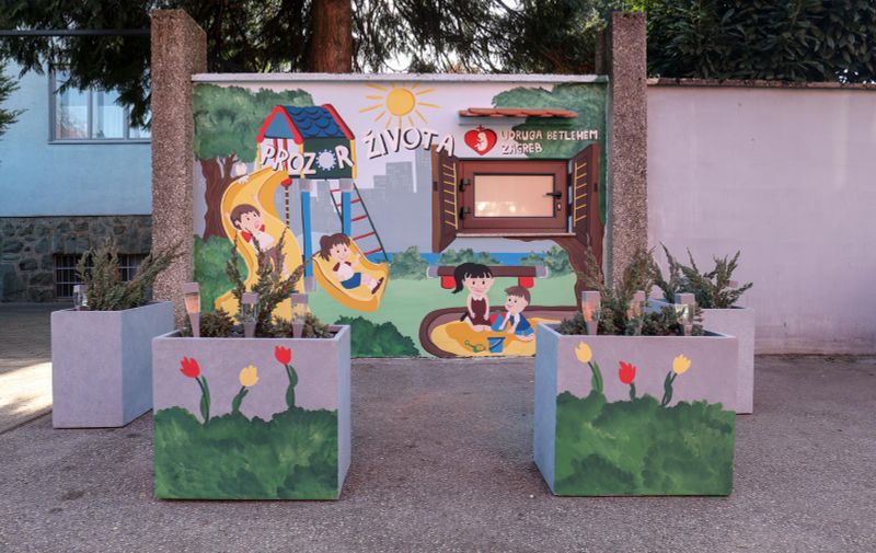 02.02.2025., Zagreb, Moscenicka ulica - Udruga Betlehem Zagreb pokrenula je inicijativu “Prozor zivota” koja ce majkama, koje su rodile nezeljeno dijete omoguciti da ga ostave na sigurnom. Inicijativa je pokrenuta s ciljem da ih se spasi od tragicne smrti. Photo: Igor Kralj/PIXSELL