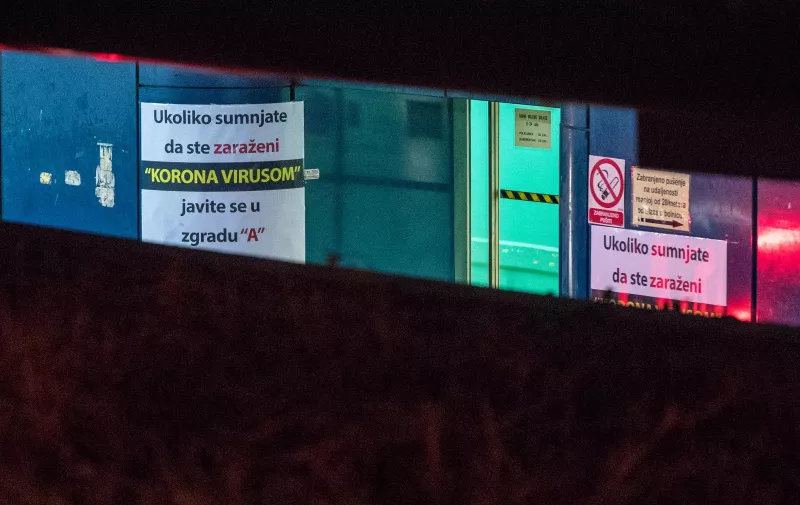 10.03..2020., Zagreb - Zbog sumnje na koronavirus zatvoren je hitni odjel KB Dubrava.
Photo: Igor Kralj/PIXSELL