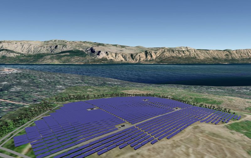 Simulacija buduće Sunčane elektrane Bogomolje