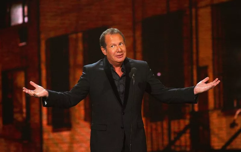 NEW YORK, NY - MARCH 26: Comedian Garry Shandling speaks onstage at the First Annual Comedy Awards at Hammerstein Ballroom on March 26, 2011 in New York City.   Dimitrios Kambouris/Getty Images/AFP