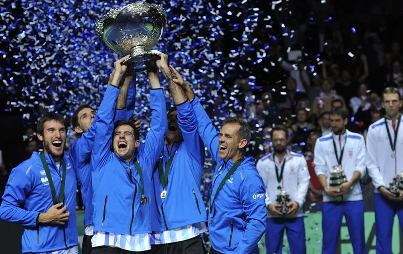 ZAGREB, Nov. 28, 2016 The Argentina team celebrate with the Davis Cup trophy following their victory on day three of the Davis Cup Final match against Croatia in Zagreb, capital of Croatia, Nov. 27, 2016. Argentina won 3-2 to claim the title., Image: 306879311, License: Rights-managed, Restrictions: , Model Release: no, Credit line: Profimedia, Zuma [&hellip;]