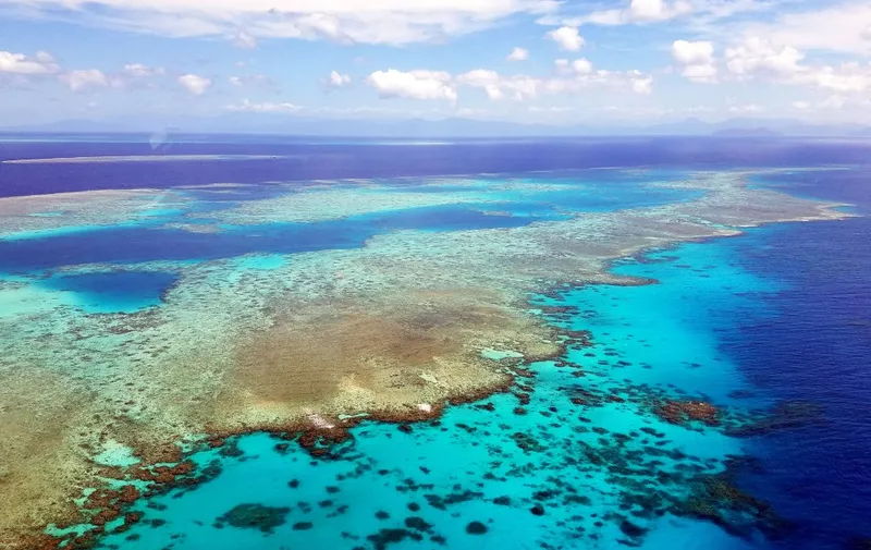 Landscape of the Great Barrier Reef in the Coral Sea off the coast of Queensland, Australia, 2018.

A three-year marine heat wave extended from June 2014 to May 2017, with warm ocean waters wreaking havoc on some of the world's most valuable ecosystems: the coral reefs. For the Great Barrier Reef, located off the coast of Australia, the marine heat wave resulted in severe bleaching events in 2016 and 2017. It was the first time consecutive events have been observed at the Great Barrier Reef. More than two-thirds of the reef was reported to be damaged. A study published online on Nature, the International Journal of Science, on Thursday, April 19, shows that corals on the northern Great Barrier Reef experienced a catastrophic die-off following the 2016 marine heat wave. (Photo by Imaginechina via AFP)