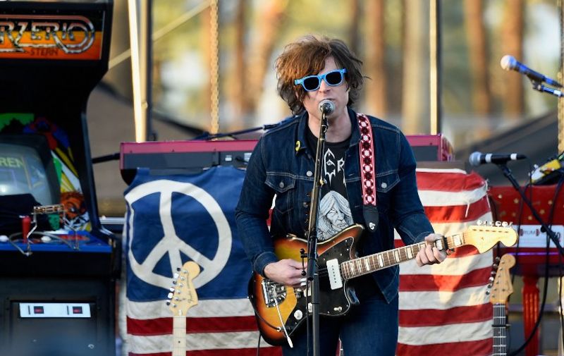 INDIO, CA - APRIL 12: Singer-songwriter Ryan Adams performs onstage during day 3 of the 2015 Coachella Valley Music &amp; Arts Festival (Weekend 1) at the Empire Polo Club on April 12, 2015 in Indio, California.   Frazer Harrison/Getty Images for Coachella/AFP