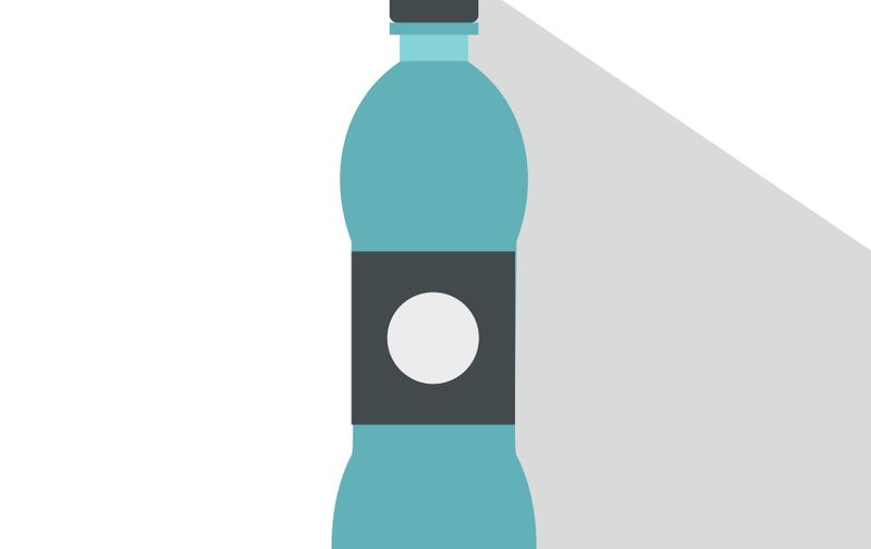 Bottle icon. Flat illustration of bottle vector icon for web