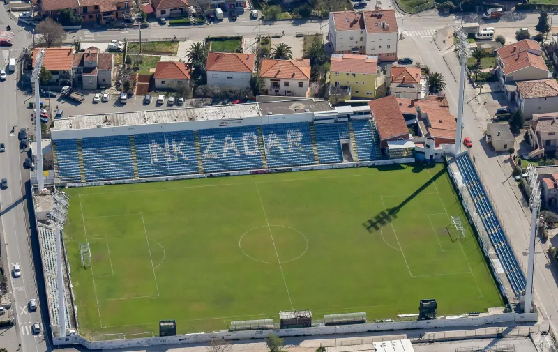 17.03.2016., Zadar - Zadar iz zraka. Ilustracije. Stadion NK Zadar."nPhoto: Dino Stanin/PIXSELL