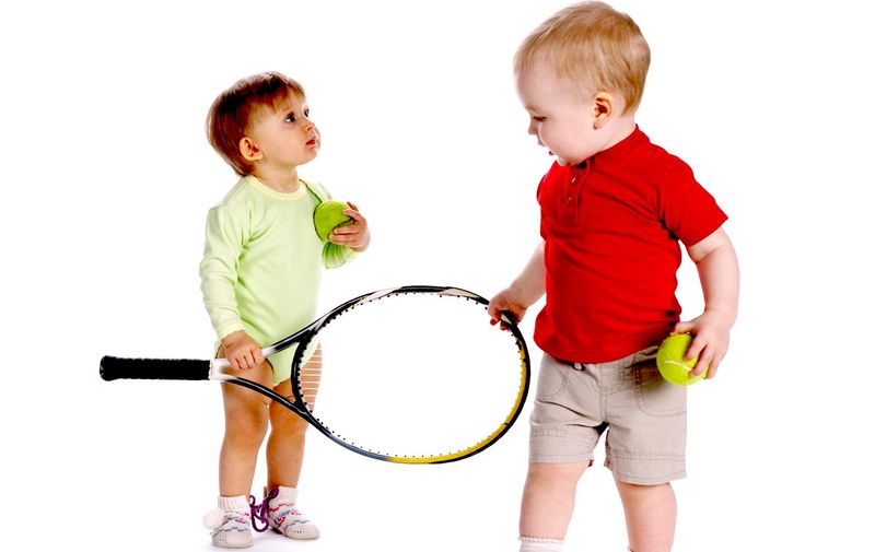 little funny tennis player on white background, Image: 316072474, License: Royalty-free, Restrictions: , Model Release: yes, Credit line: Profimedia, Alamy