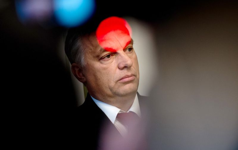 Hungarian Prime Minister Viktor Orban hold a press conference with the Bavarian Premier in Munich, Germany, 06 November 2014. One of the reasons for Orban's visit is the sale of MKB Bank, which belonged to BayernLB. Photo: SVEN HOPPE/dpa